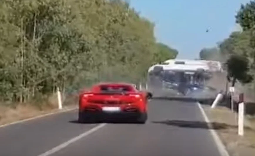 Τρομακτικό βίντεο από φονικό τροχαίο με supercars
