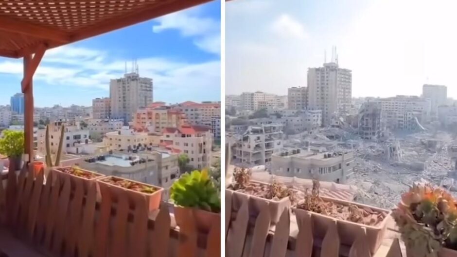 Μέση Ανατολή / Η Γάζα πριν τον πόλεμο και μετά – Συγκλονιστικό βίντεο με το μέγεθος της καταστροφής
