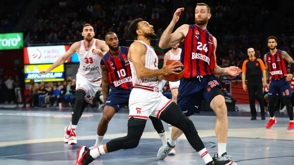 Μπασκόνια – Ολυμπιακός 80-69: Έμεινε άσφαιρος και εκτός εξάδας