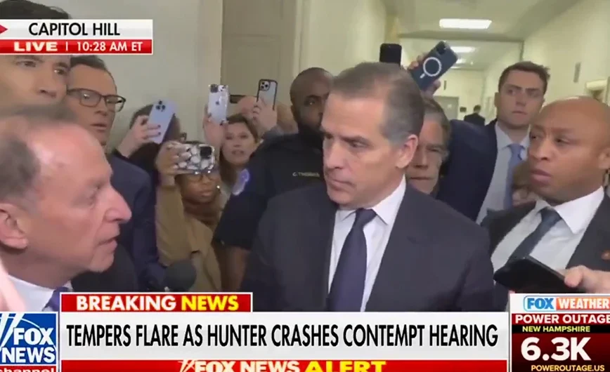 «Πάγωσε» ο γιος του Μπάιντεν από ερώτηση στο Καπιτώλιο – «Ποιος τύπος κρακ σας αρέσει;»