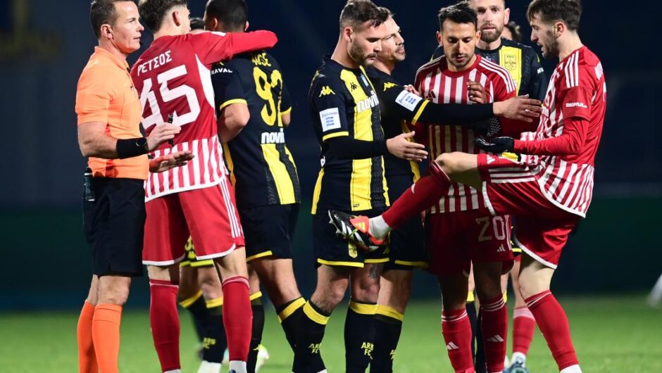 Άρης – Ολυμπιακός 1-2 / «Εύκολο» βράδυ στην Θεσσαλονίκη για τους ερυθρόλευκους με δύο γκολ στα πρώτα 20′