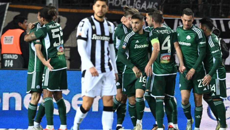 ΠΑΟΚ – Παναθηναϊκός 0-1 / Βλέπει τελικό μετά το μεγάλο διπλό στην Τούμπα