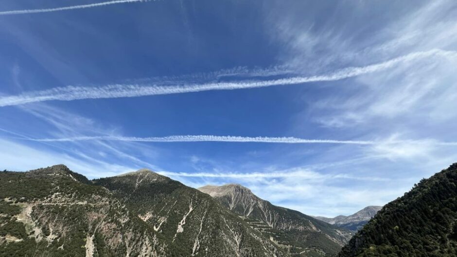 «Κέντημα» πάνω από τα Άγραφα (φωτό)