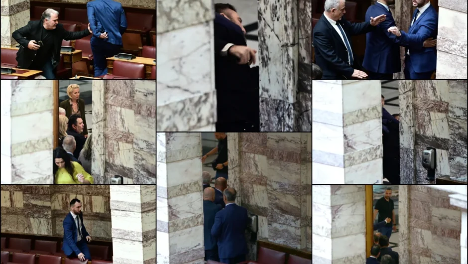 Έκαναν «πεζοδρόμιο» τη Βουλή – Βρισιές, νταηλίκια και ξυλοδαρμός (Δείτε Εικόνες)