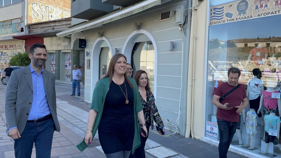 Ζ. Κωνσταντοπούλου από Λάρισα: «Κατάσταση εγκατάλειψης στη Θεσσαλία – Από εδώ στέλνουμε μήνυμα ανατροπής» (φωτ. & βίντεο)