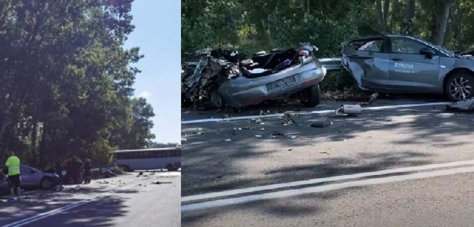 Τροχαίο-σοκ στην Ξάνθη: Το αυτοκίνητο κόπηκε στη μέση μετά την σύγκρουση με το λεωφορείο – 4 νεκροί και 3 τραυματίες