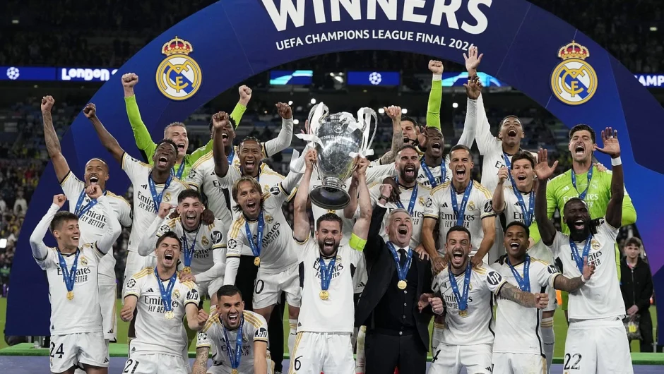 Πρωταθλήτρια Ευρώπης η Ρεάλ Μαδρίτης – Η απονομή του κυπέλλου στους Μαδριλένους