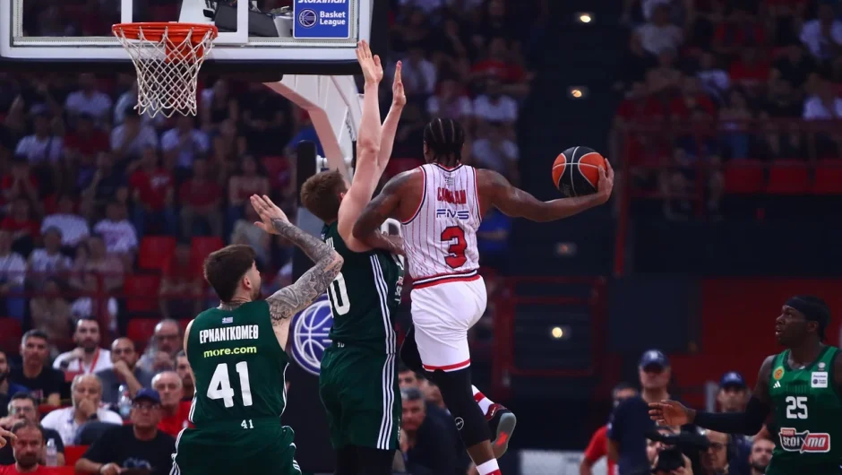 Ολυμπιακός – Παναθηναϊκός 92-86: Μία νίκη μακριά από το πρωτάθλημα οι ερυθρόλευκοι