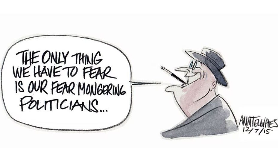 Δεν χρειαζόμαστε άλλο εμπόριο φόβου