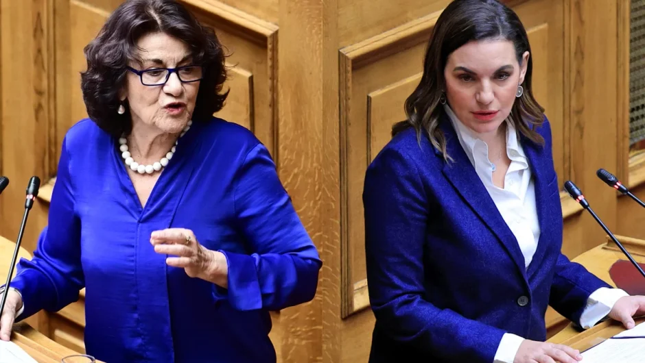 Καυγάς Θεανώς Φωτίου – Όλγας Κεφαλογιάννη στη Βουλή: «Άει στο διάολο» – «Ντροπή σας»