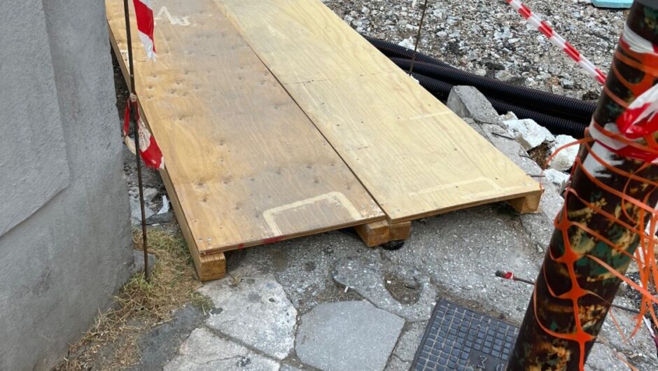 Έργα σε εξέλιξη και παγίδες… (φωτ.)