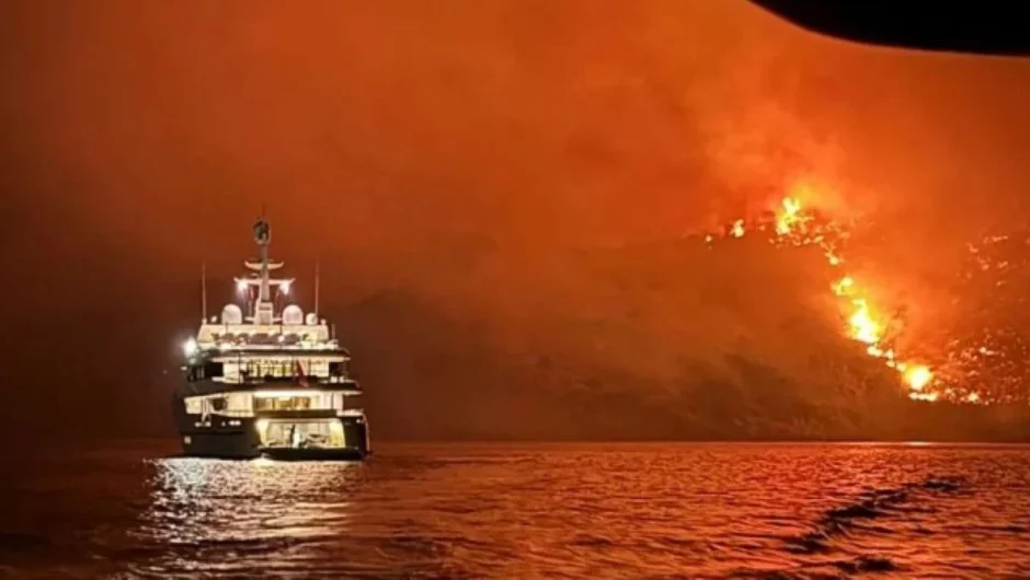 Ύδρα: Ομολόγησε ο καπετάνιος της θαλαμηγού για τα πυροτεχνήματα που έκαψαν το πευκοδάσος – «Εγώ τα έριξα»
