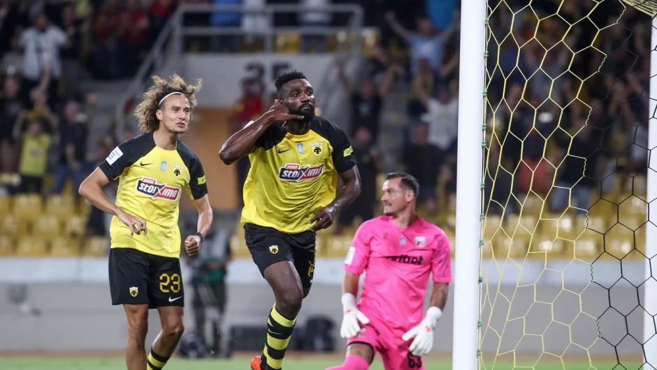 Πάτησε κορυφή η ΑΕΚ που επικράτησε 2-0 του Βόλου – Ντεμπούτο με γκολ για τον Πιερό