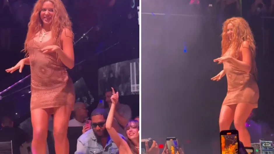H Σακίρα κατέβηκε από τη σκηνή επειδή θεατές έβγαζαν βίντεο κάτω από το φόρεμά της – Δείτε το βίντεο