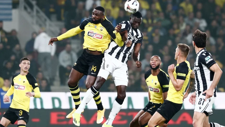 ΑΕΚ – ΠΑΟΚ 1-1: Παρέμειναν στην κορυφή οι «ασπρόμαυροι»