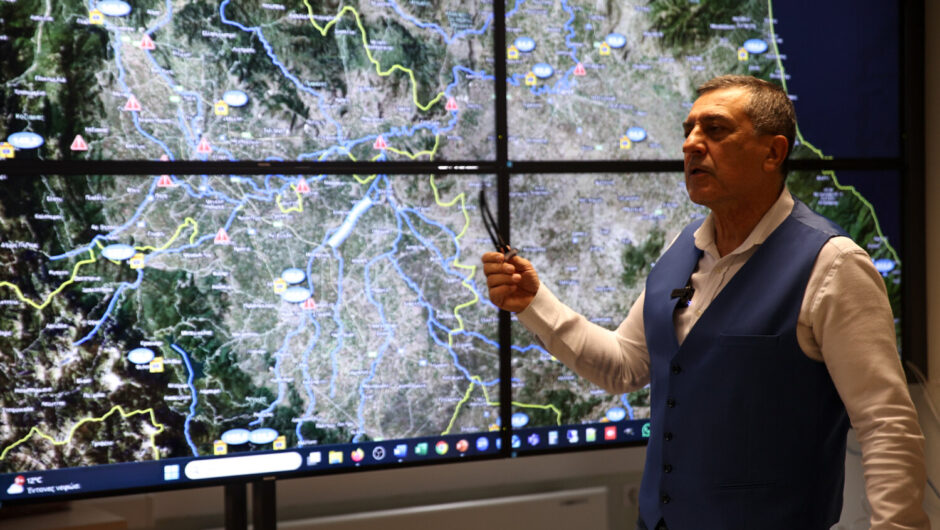 Σύστημα για την έγκαιρη πρόβλεψη κακοκαιρίας παρουσίασε ο Δημ. Κουρέτας – Έρχεται άσκηση για περίπτωση πλημμυρικού φαινομένου (φωτ.& βίντεο)