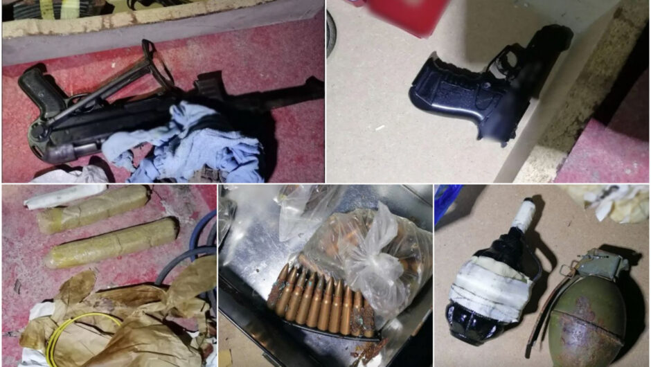 Λάρισα: Όπλα, χειροβομβίδες, εκρηκτικά και σφαίρες στο εργαστήριο ξυλείας που έγινε το διπλό φονικό