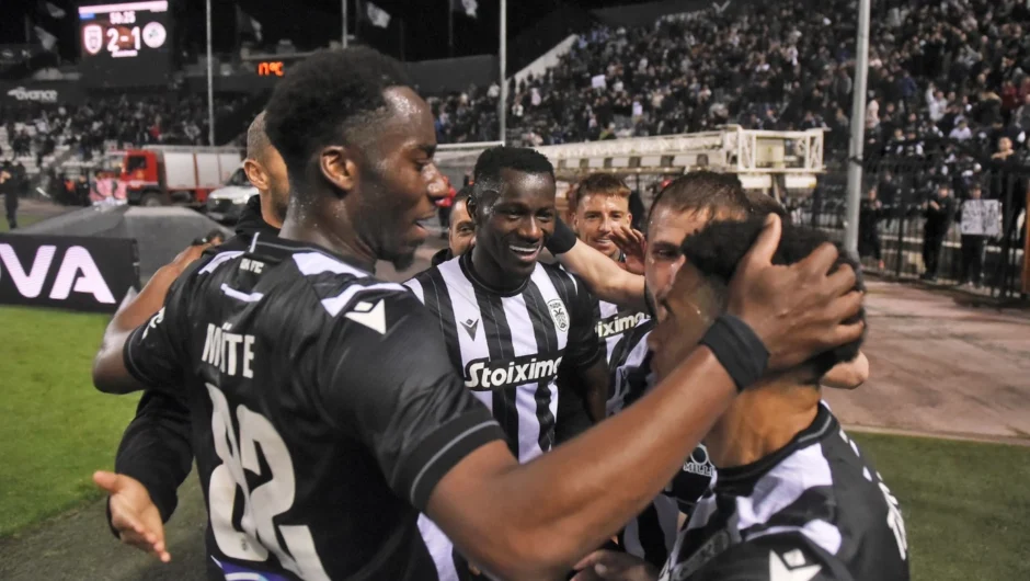 ΠΑΟΚ – Παναθηναϊκός 2-1: Νίκησε και μετέτρεψε σε θρίλερ τη μάχη της 2ης θέσης