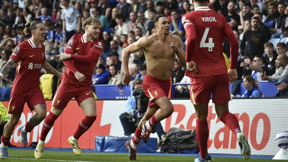 Premier League: Η Λίβερπουλ με Κώστα Τσιμίκα βασικό κέρδισε τη Λέστερ, την έριξε κατηγορία και είναι αγκαλιά με τον τίτλο