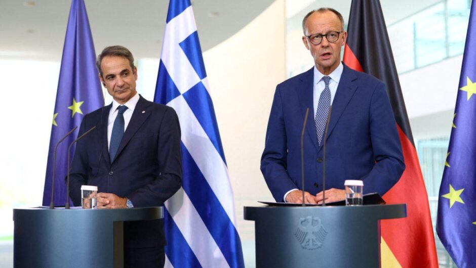 Κοινές δηλώσεις Μητσοτάκη – Μερτς: Οι κοινές προκλήσεις ισχυροποιούν τους δεσμούς μας