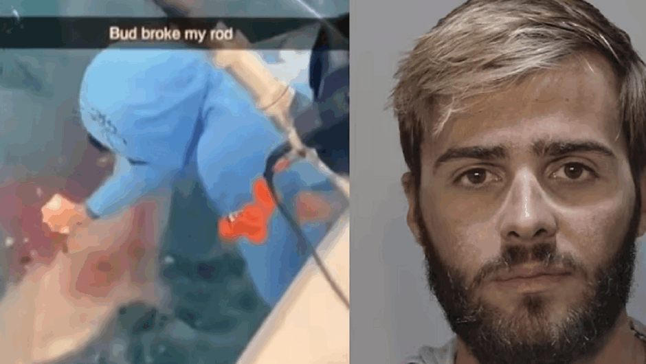 Βίντεο-σοκ: Mαχαίρωσε καρχαρία για να τον «εκδικηθεί» που του έκλεψε τα ψάρια