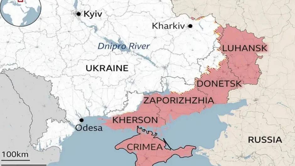 Ανάλυση BBC: Αυτές είναι οι περιοχές της Ουκρανίας που θέλει ο Πούτιν – Ποιες είναι οι παραχωρήσεις που προτίθεται να κάνει