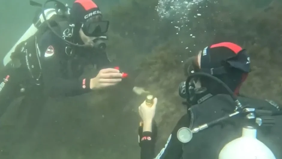 Ευφάνταστη πρόταση γάμου: Νεαρός ζήτησε από την σύντροφο του να τον παντρευτεί μέσα στον βυθό της θάλασσας