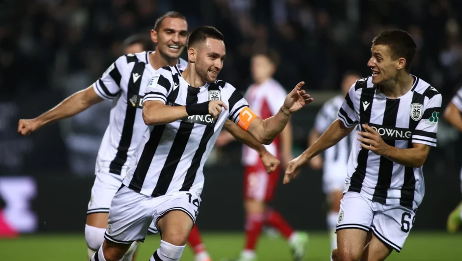 ΠΑΟΚ – Ολυμπιακός 2-1: Νίκη με ανατροπή και προσπέραση