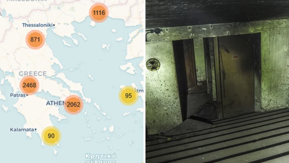 Πόσα καταφύγια έχει η Ελλάδα για την προστασία του άμαχου πληθυσμού – Δείτε χάρτη