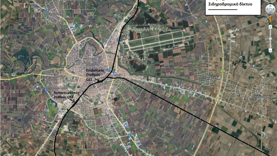 Υπογειοποίηση για τις γραμμές του τρένου στη Λάρισα – Τι προτείνει μελέτη του Περιφερειακού Τμήματος Κεντρικής και Δυτικής Θεσσαλίας του ΤΕΕ