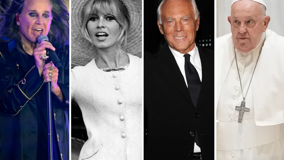 Σημαντικά πρόσωπα που έφυγαν από τη ζωή το 2025: Από τον πάπα Φραγκίσκο και τον Τζόρτζιο Αρμάνι έως τον Όζι Όσμπορν και την Μπριζίτ Μπαρντό