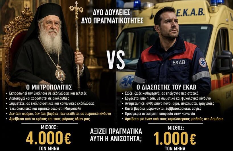 Ο ένας προσεύχεται για το θαύμα. Ο άλλος παλεύει να το κάνει πραγματικότητα.