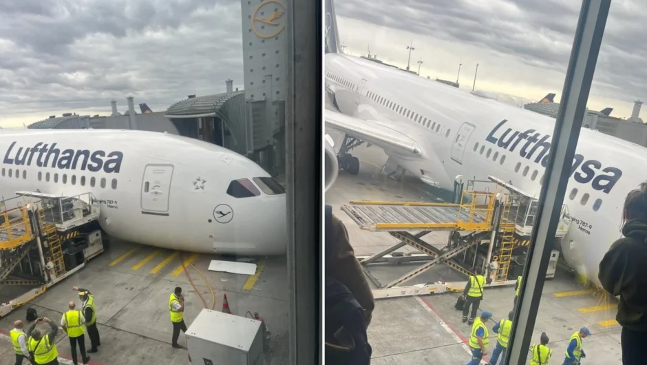 Γερμανία: Αεροπλάνο της Lufthansa «κατέρρευσε» έπειτα από βλάβη στο σύστημα προσγείωσης – 10 τραυματίες – ΒΙΝΤΕΟ